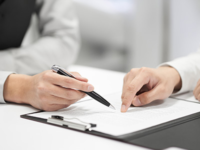 自動車の名義登録業務